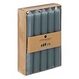 ATMOSPHERA - Lot de 10 Bougies Bâtons Bleu Orage H 16 cm - vignette