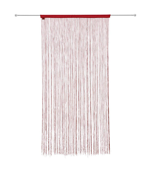 ATMOSPHERA - Rideau fil Rouge 90 x 200 cm densité optimale - large
