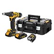 DEWALT - Riveteuse  XR 18V 2Ah Brushless 4,8 mm - 2 batteries renforcées, coffret TSTAK - DCF403D2GT-QW - vignette