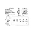 METALUX - Serrure basse pour portes SECURIT 10 mm réf 6041 - vignette