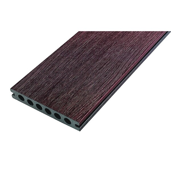 MCCOVER - PACK 1 m² lame de terrasse composite coextrudé Supra avec ACCESSOIRES 3600 x 145 x 23 mm Acajou, ep.23 mm, l.14,5 cm, L.360 cm - large