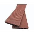 MCCOVER - PACK 1 m² lame de terrasse composite Prima - Brun Rouge, L : 220 cm , l : 12 cm,  E : 19 mm - vignette