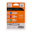 ZENITECH - Lot de 6 rubans auto agrippants (12cm) pour cordon ou câble - Zenitech - vignette