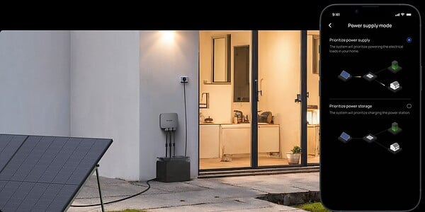 ECOFLOW - KIT SOLAIRE ÉTANCHE AVEC BATTERIE 2 kWh + MICRO-ONDULEUR POWERSTREAM ET CÂBLE DE CONNEXION - large