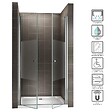 SANIVERRE - GINA Porte de douche H.180 x L. 80 à 84 cm verre semi-opaque 6 mm - vignette