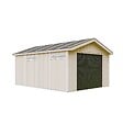 TIMBELA - Garage QUALITÉ PREMIUM 17 m² - L378xl530 cm- garage pour auto, moto, vélos, machines de jardinage - Construction en Panneaux LP Smartside - Abri de jardin Timbela M991B - vignette