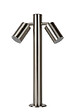 LUCIDE - Borne extérieure - Acier - Arne-LED - Chrome - 2x5W - vignette
