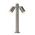 LUCIDE - Borne extérieure - Acier - Arne-LED - Chrome - 2x5W - vignette