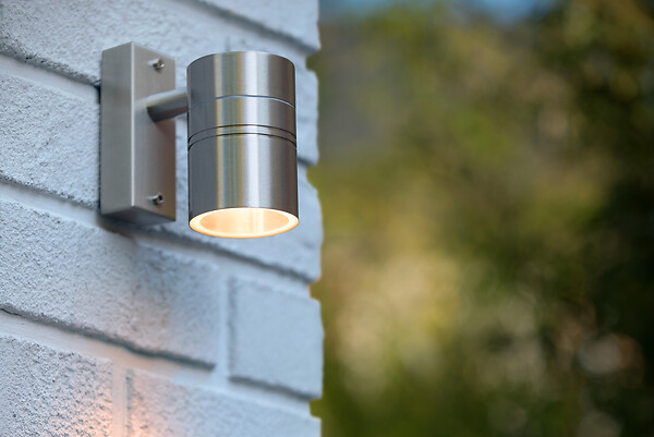 LUCIDE - Spot mural extérieur - Acier - ARNE-LED - Chrome - LED 5W - large