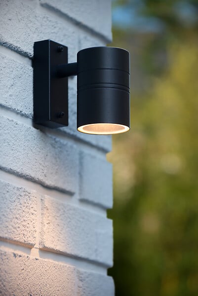 LUCIDE - ARNE-LED Spot mural Extér.-Noir-Ø6,3-LED-1xGU10-5W - large
