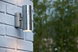 LUCIDE - Applique murale LED Acier ARNE-LED Chrome Dépoli 10W - vignette