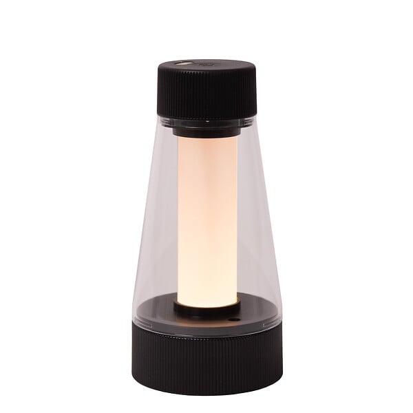 LUCIDE - Lampe de table PVC Lorali Noir - 1,2W LED - large