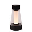 LUCIDE - Lampe de table PVC Lorali Noir - 1,2W LED - vignette