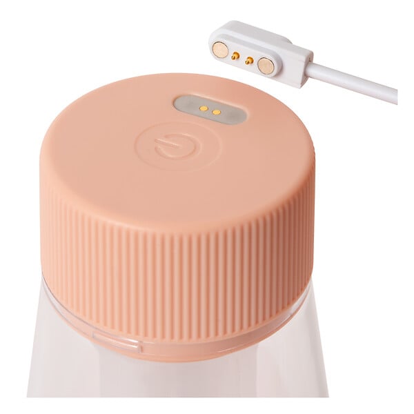 LUCIDE - Lampe de table PVC LORALI Rose LED dimmable 1.2W - large