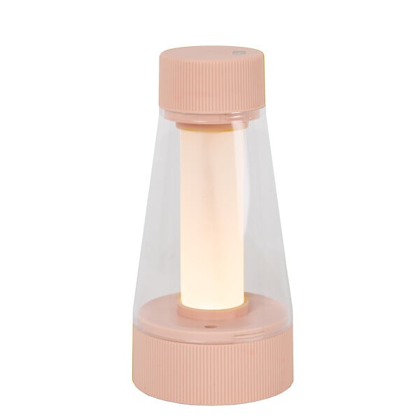 LUCIDE - Lampe de table PVC LORALI Rose LED dimmable 1.2W - large