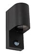 LUCIDE - ZARO IR Spot mural Extér.-Noir-1xGU10-7W-IP65 - vignette