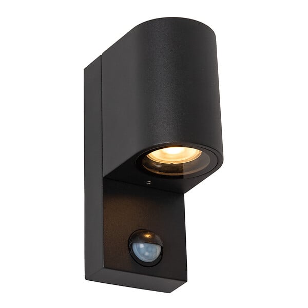 LUCIDE - ZARO IR Spot mural Extér.-Noir-1xGU10-7W-IP65 - large