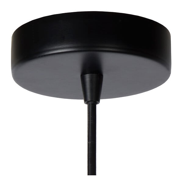 LUCIDE - Suspension métal RUBEN Noir 40W - large