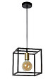 LUCIDE - Suspension métal RUBEN Noir 40W - vignette
