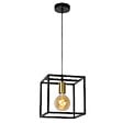 LUCIDE - Suspension métal RUBEN Noir 40W - vignette