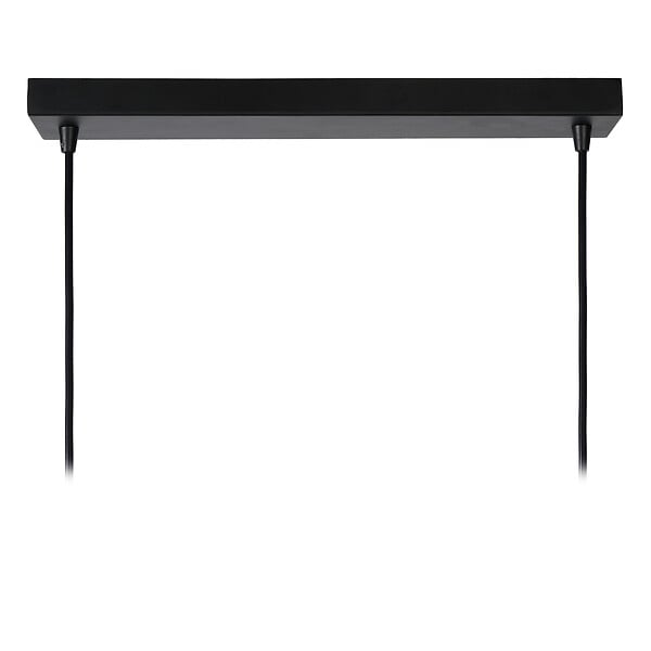 LUCIDE - Suspension métal Ruben - Noir - 4xE27 40W - large