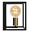 LUCIDE - RUBEN Applique mur.-Noir-1xE27-40W-Mtal - vignette
