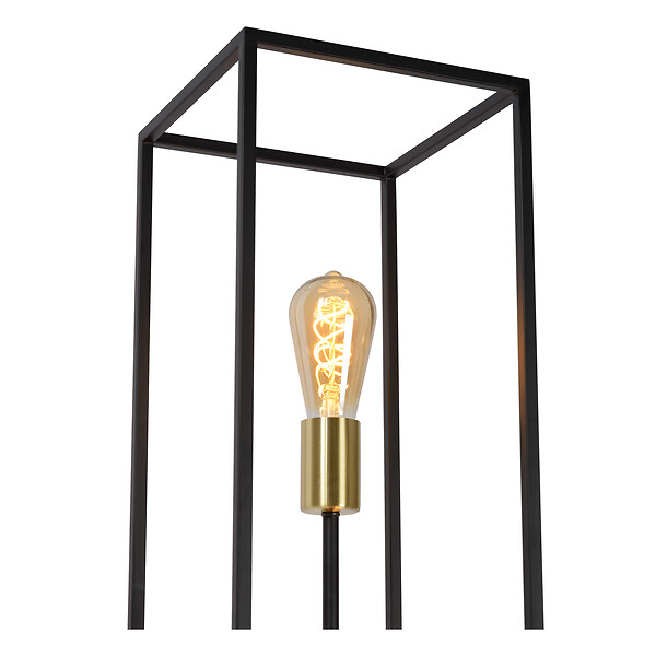 LUCIDE - RUBEN Lampadaire-Noir-3xE27-40W-Mtal - large