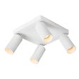 LUCIDE - Spot plafond aluminium CLUBS Blanc 4xGU10 40W - vignette