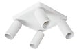 LUCIDE - Spot plafond aluminium CLUBS Blanc 4xGU10 40W - vignette