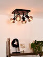 LUCIDE - MADEE Spot plafond-Noir-4xE14-25W-Mtal - vignette