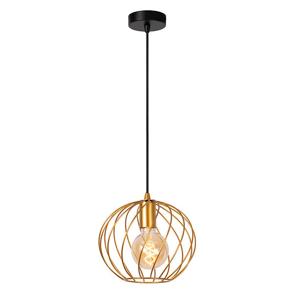 LUCIDE - Suspension métal Danza - Or Mat - 25cm - E27 - large