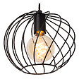 LUCIDE - DANZA Suspension-Noir-25-1xE27-40W-Mtal - vignette