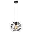 LUCIDE - DANZA Suspension-Noir-25-1xE27-40W-Mtal - vignette