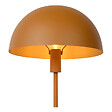 LUCIDE - Lampe de table acier - Siemon - Jaune Ocre - 1xE14 25W - vignette