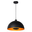 LUCIDE - Suspension acier design - Siemens - Noire - E27 40W - vignette