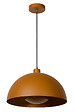 LUCIDE - Suspension jaune ocre - Acier - Siemon - 40cm - 40W E27 - vignette