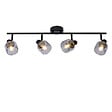 LUCIDE - Spot plafond métal - Bjorn - Noir - 4xE14 40W - vignette