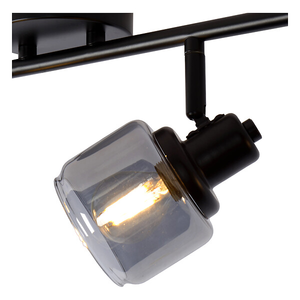 LUCIDE - Spot plafond métal - Bjorn - Noir - 4xE14 40W - large
