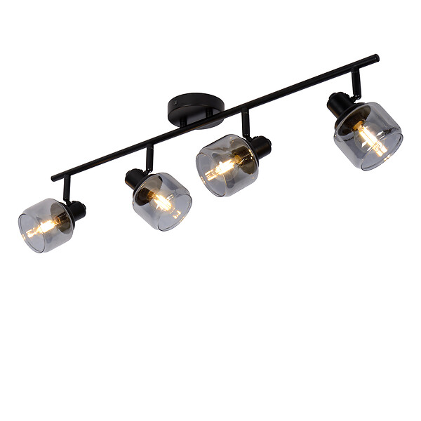 LUCIDE - Spot plafond métal - Bjorn - Noir - 4xE14 40W - large