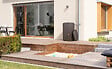GARANTIA - Récupérateur d'eau de pluie Madera 220L - Brun - H.93cm - vignette