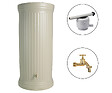 GARANTIA - Kit colonne eau de pluie 1000L sable - H.222xDiam.91cm - vignette