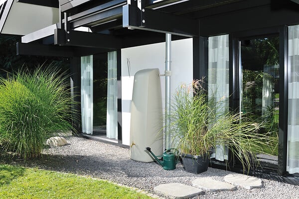 GARANTIA - Kit elegance 400 l sable avec collecteur eco gris - large