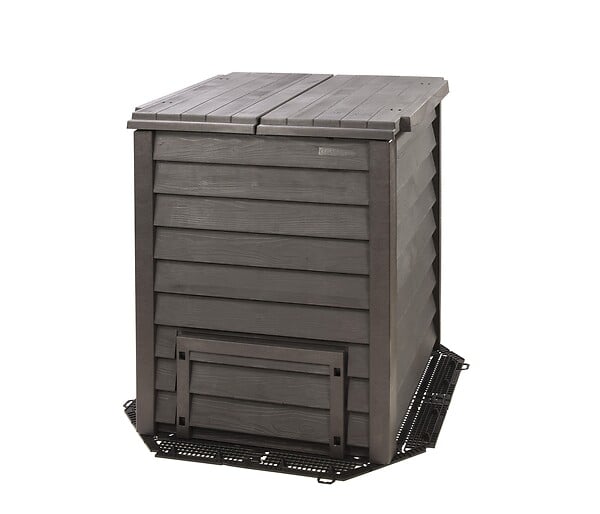 GARANTIA - Composteur thermo-wood 600 l avec grille de fond, en carton - large