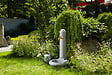 GARANTIA - Fontaine en pe venezia gris clair robinet nostalgie, petite vasque - vignette