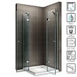 SANIVERRE - MAYA Cabine de douche 75x75 H190 cm transparent - vignette