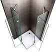 SANIVERRE - MAYA Cabine de douche 75x75 H190 cm transparent - vignette