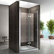 SANIVERRE - MONA Porte de douche pliante H.195 x L. 84-88 cm verre transparent 6 mm - vignette