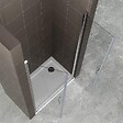 SANIVERRE - KIMI Porte de douche H.180 - L. 79 à 82 cm verre transparent 6 mm - vignette