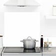 99DECO - Crédence cuisine en aluminium blanc - 200x20 cm (en 2 bandeaux) - vignette