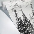 99DECO - Papier peint panoramique - Montagne - Noir - intissé : 150g/m² - 9 lés : 432x270cm - vignette